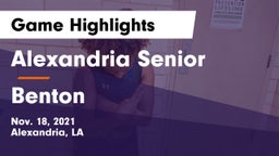 Alexandria Senior  vs Benton  Game Highlights - Nov. 18, 2021
