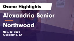 Alexandria Senior  vs Northwood   Game Highlights - Nov. 22, 2021