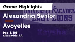 Alexandria Senior  vs Avoyelles  Game Highlights - Dec. 3, 2021