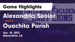 Alexandria Senior  vs Ouachita Parish  Game Highlights - Jan. 18, 2022