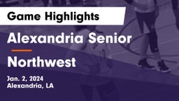 Alexandria Senior  vs Northwest  Game Highlights - Jan. 2, 2024