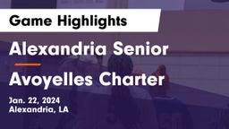 Alexandria Senior  vs Avoyelles Charter Game Highlights - Jan. 22, 2024