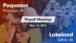 Matchup: Poquoson  vs. Lakeland  2016