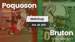 Matchup: Poquoson  vs. Bruton  2017