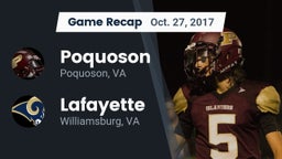 Recap: Poquoson  vs. Lafayette  2017