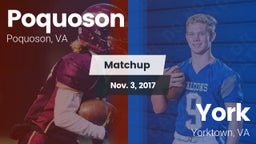 Matchup: Poquoson  vs. York  2017