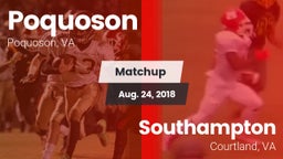 Matchup: Poquoson  vs. Southampton  2018