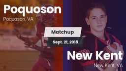 Matchup: Poquoson  vs. New Kent  2018
