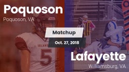 Matchup: Poquoson  vs. Lafayette  2018