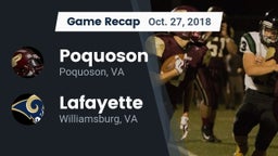Recap: Poquoson  vs. Lafayette  2018