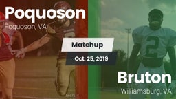 Matchup: Poquoson  vs. Bruton  2019