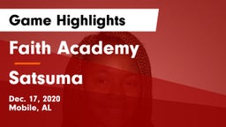 Faith Academy  vs Satsuma  Game Highlights - Dec. 17, 2020