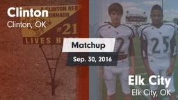 Matchup: Clinton  vs. Elk City  2016
