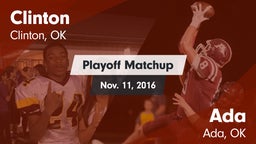 Matchup: Clinton  vs. Ada  2016