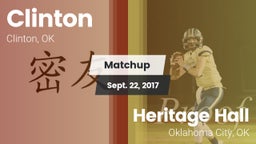 Matchup: Clinton  vs. Heritage Hall  2017