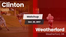 Matchup: Clinton  vs. Weatherford  2017