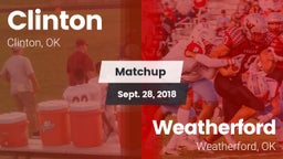 Matchup: Clinton  vs. Weatherford  2018