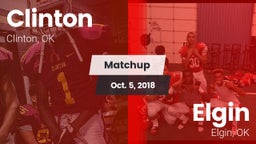 Matchup: Clinton  vs. Elgin  2018