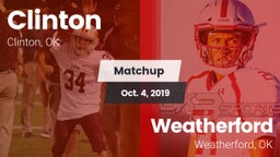 Matchup: Clinton  vs. Weatherford  2019