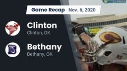 Recap: Clinton  vs. Bethany  2020