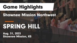 Shawnee Mission Northwest  vs SPRING HILL  Game Highlights - Aug. 31, 2023