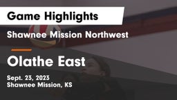 Shawnee Mission Northwest  vs Olathe East  Game Highlights - Sept. 23, 2023