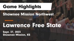 Shawnee Mission Northwest  vs Lawrence Free State  Game Highlights - Sept. 27, 2023