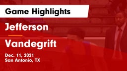 Jefferson  vs Vandegrift Game Highlights - Dec. 11, 2021