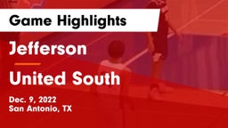 Jefferson  vs United South  Game Highlights - Dec. 9, 2022