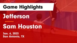 Jefferson  vs Sam Houston Game Highlights - Jan. 6, 2023
