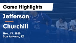 Jefferson  vs Churchill  Game Highlights - Nov. 13, 2020