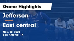 Jefferson  vs East central Game Highlights - Nov. 20, 2020