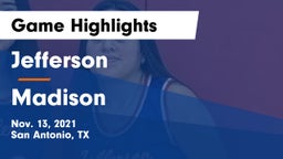 Jefferson  vs Madison  Game Highlights - Nov. 13, 2021