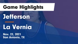 Jefferson  vs La Vernia  Game Highlights - Nov. 22, 2021