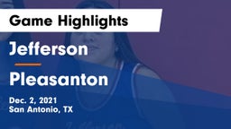 Jefferson  vs Pleasanton  Game Highlights - Dec. 2, 2021