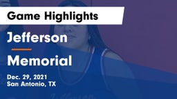 Jefferson  vs Memorial  Game Highlights - Dec. 29, 2021