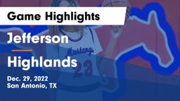 Jefferson  vs Highlands  Game Highlights - Dec. 29, 2022