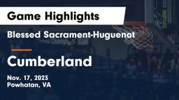 Blessed Sacrament-Huguenot  vs Cumberland Game Highlights - Nov. 17, 2023