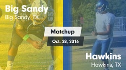 Matchup: Big Sandy High vs. Hawkins  2016