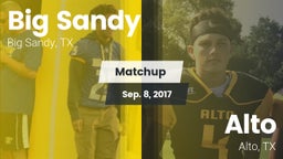 Matchup: Big Sandy High vs. Alto  2017