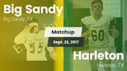 Matchup: Big Sandy High vs. Harleton  2017