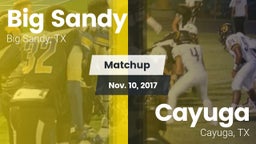 Matchup: Big Sandy High vs. Cayuga  2017