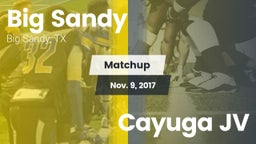 Matchup: Big Sandy High vs. Cayuga JV 2017