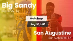 Matchup: Big Sandy High vs. San Augustine  2018