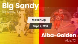 Matchup: Big Sandy High vs. Alba-Golden  2018