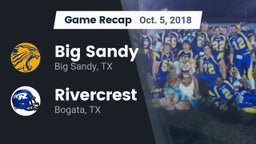 Recap: Big Sandy  vs. Rivercrest  2018