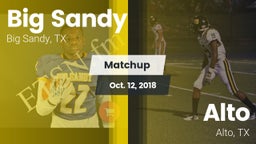 Matchup: Big Sandy High vs. Alto  2018