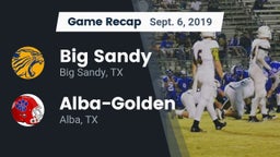 Recap: Big Sandy  vs. Alba-Golden  2019