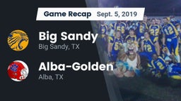 Recap: Big Sandy  vs. Alba-Golden  2019