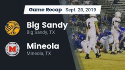 Recap: Big Sandy  vs. Mineola  2019